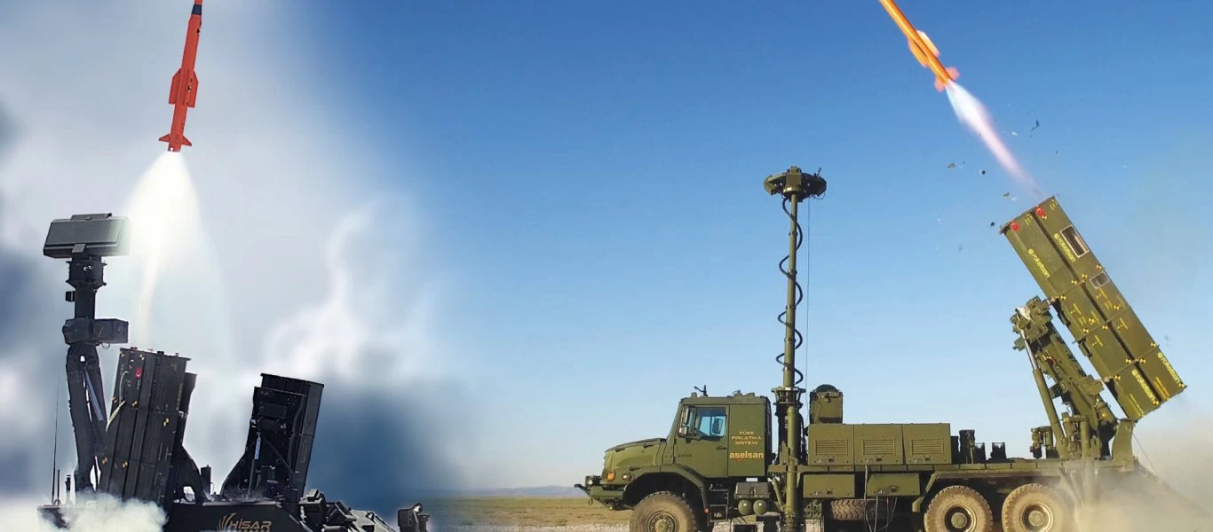 Με εκτόξευση του εγχώριου αντιαεροπορικού συστήματος HISAR-A+ «απάντησε» η Τουρκία στις κυρώσεις (βίντεο)